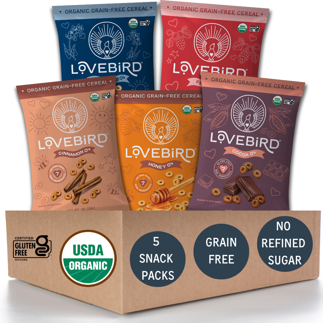 Lovebird Cereal Trial Pack | Lovebird Cereal