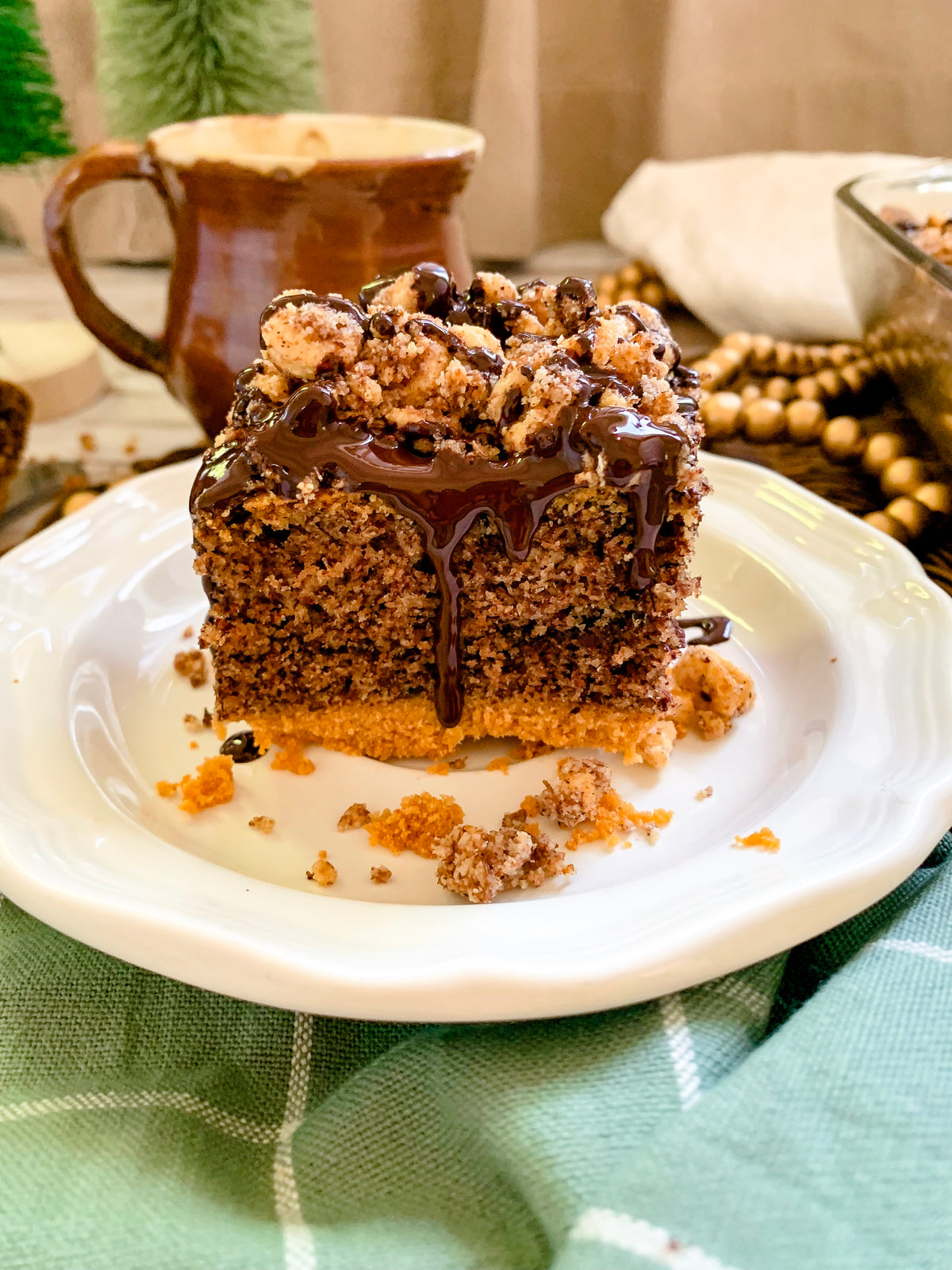 Chocolate Swirl Coffee Cake Paleo, GrainFree, DairyFree, No Refined