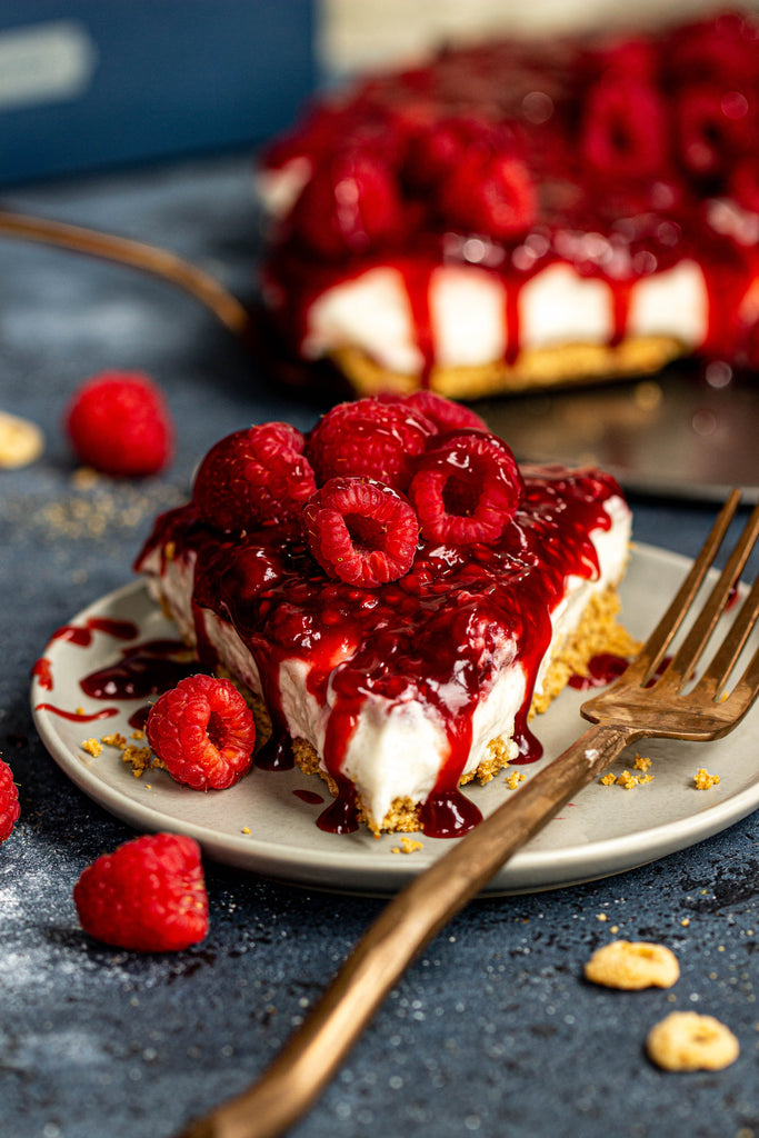 No-Bake Raspberry Cheesecake - AIP, Paleo, Dairy-Free, Grain-Free