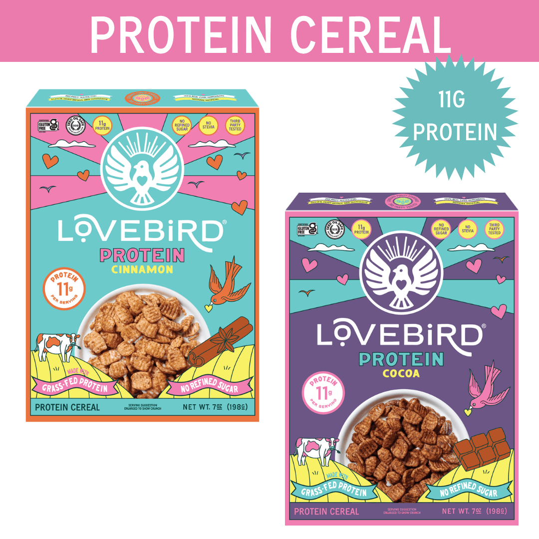 Grass - Fed High Protein Cereal 2 Pack - Lovebird Cereal