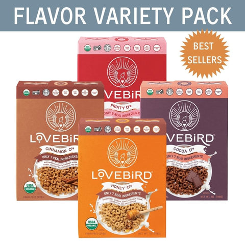 純銀　ナッツ　スプーン　透かし　Love bird Lovebird Cereal Flavor Pack | Lovebird Cereal
