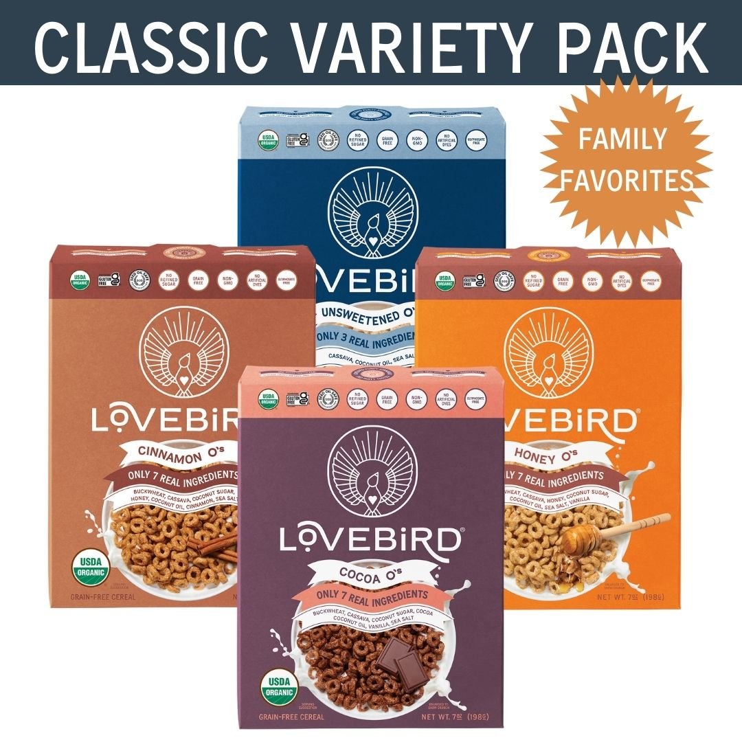 Lovebird Cereal Sampler Pack - Lovebird Cereal
