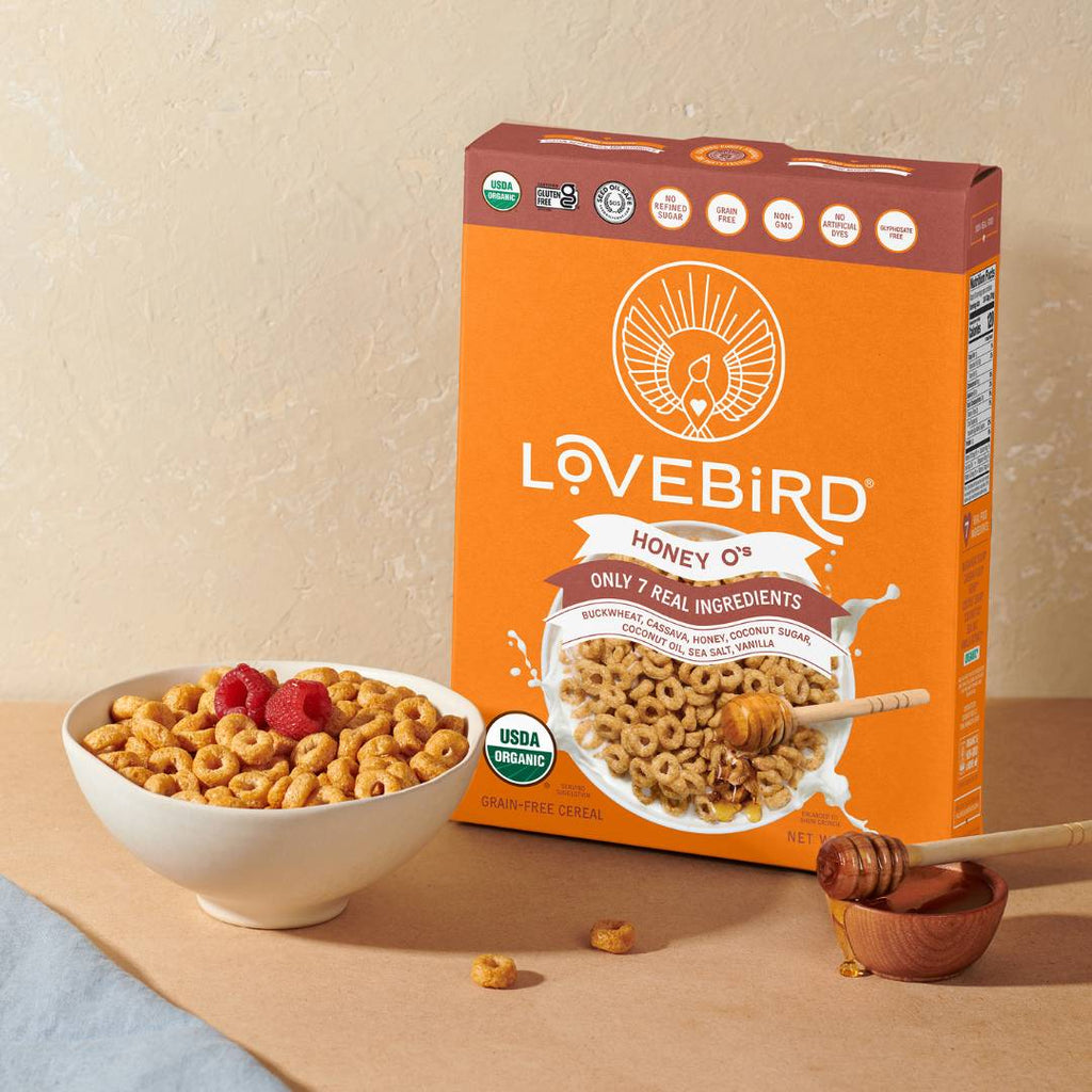 純銀　ナッツ　スプーン　透かし　Love bird Lovebird Cereal Honey (4 Boxes) | Lovebird Cereal