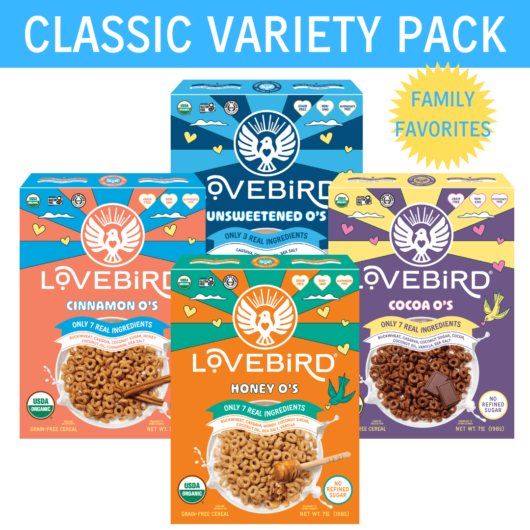 Lovebird: Organic, Gluten-Free, Low Sugar Cereal and Granola