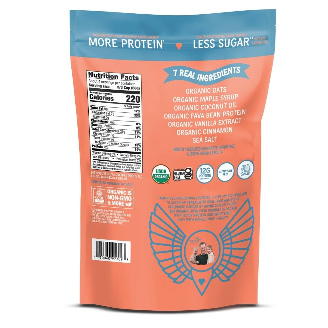 Lovebird Organic Protein Granola Variety Pack - Lovebird Cereal
