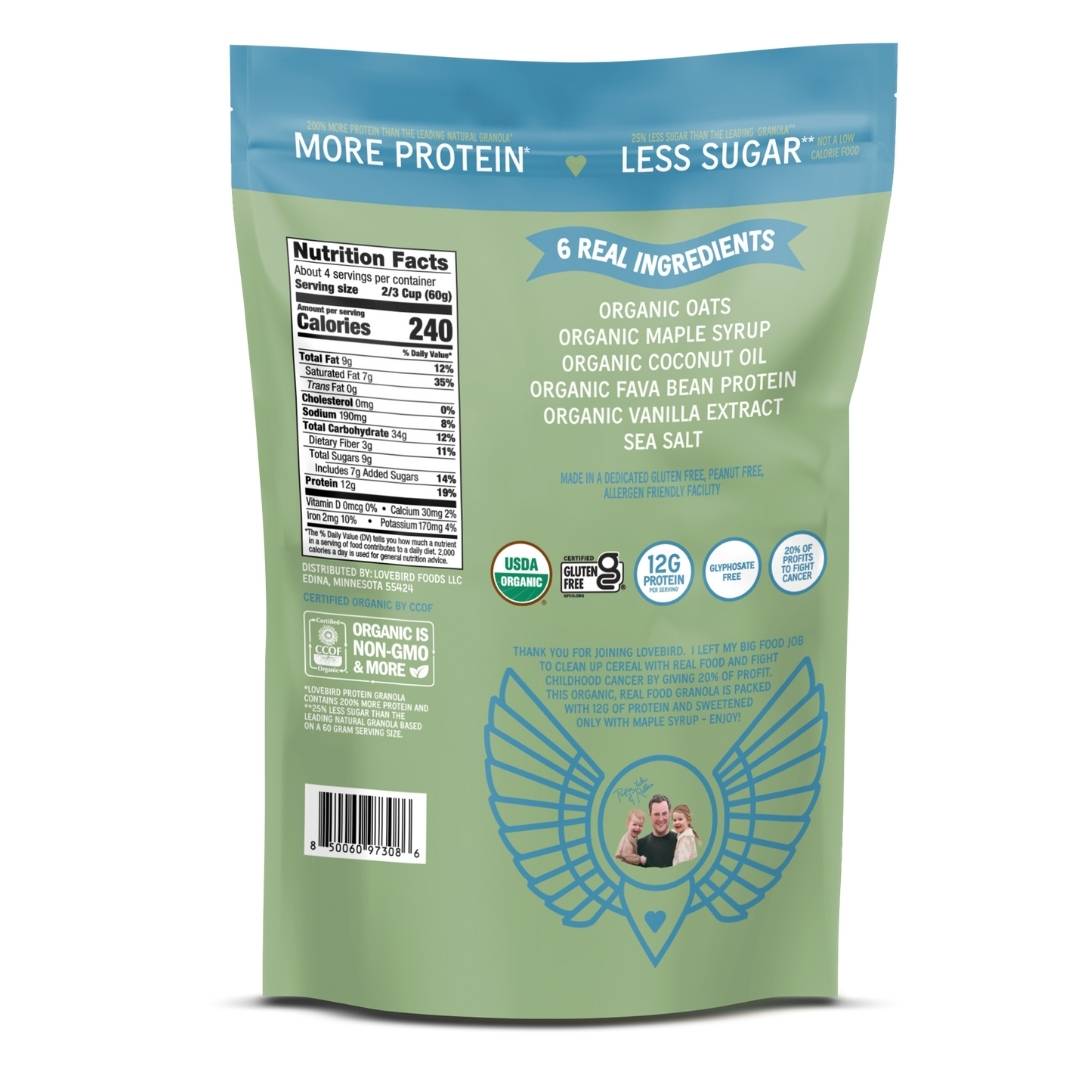 Lovebird Organic Protein Granola Variety Pack - Lovebird Cereal