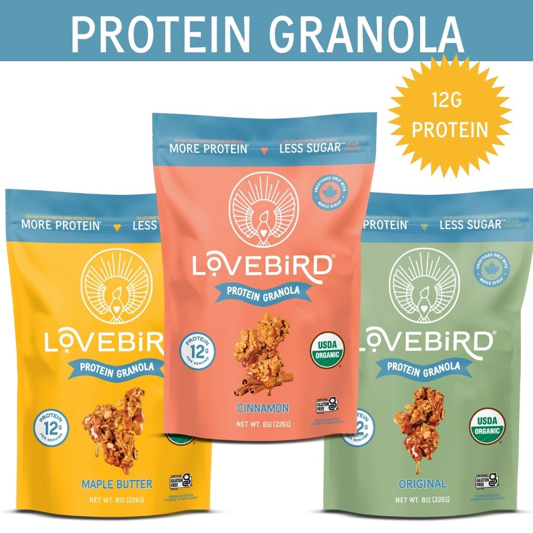 Lovebird Organic Protein Granola Variety Pack - Lovebird Cereal