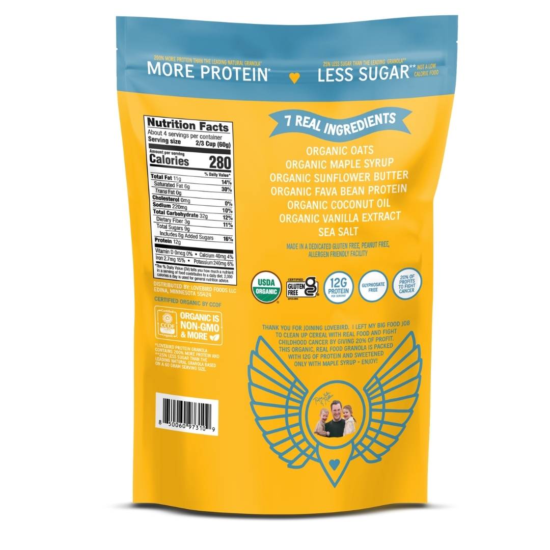 Lovebird Organic Protein Granola Variety Pack - Lovebird Cereal