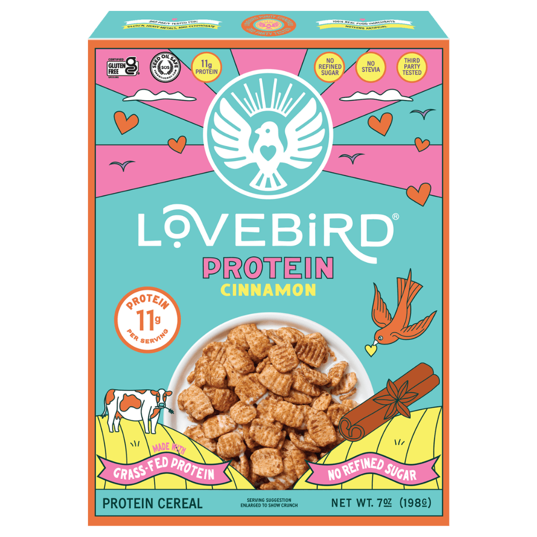 Protein Cereal Cinnamon - Lovebird Cereal