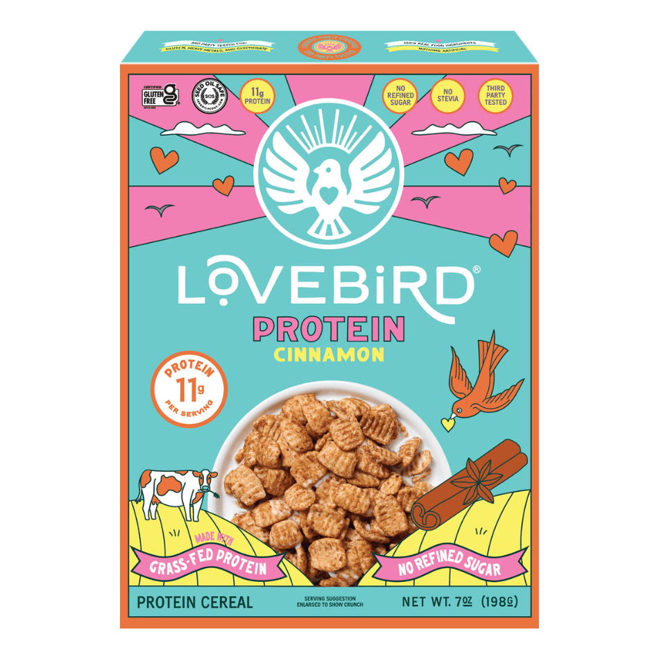 Protein Cereal Cinnamon - Lovebird Cereal