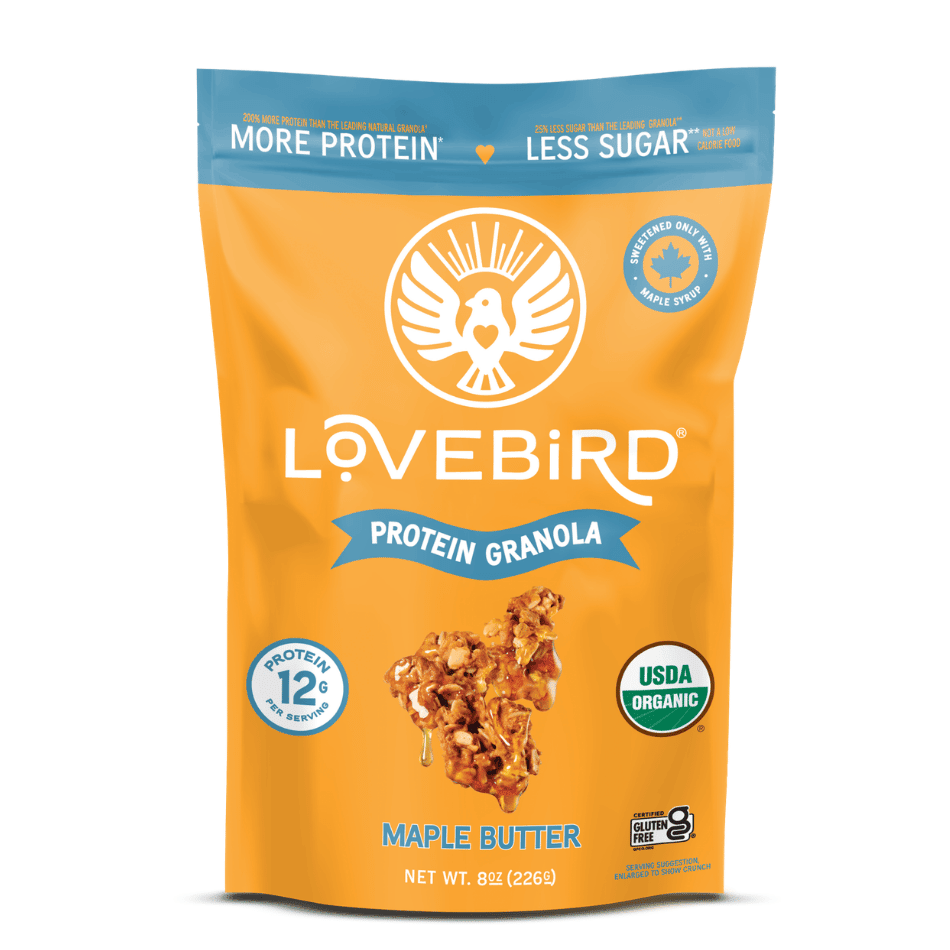 Protein Granola Maple Butter - Lovebird Cereal